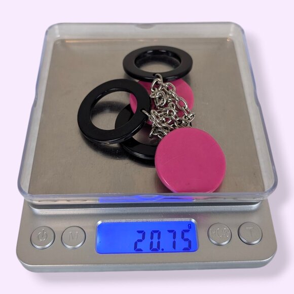 (2/$20) Pink & Black Dangling Circles Bracelet - Picture 5 of 5